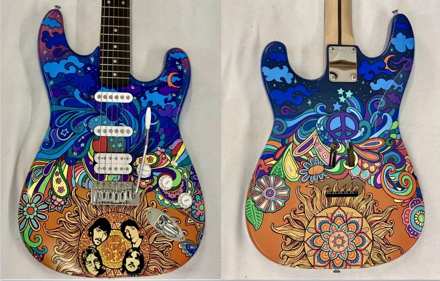 Beatles Here Comes the Sun guitar at Animazing Gallery