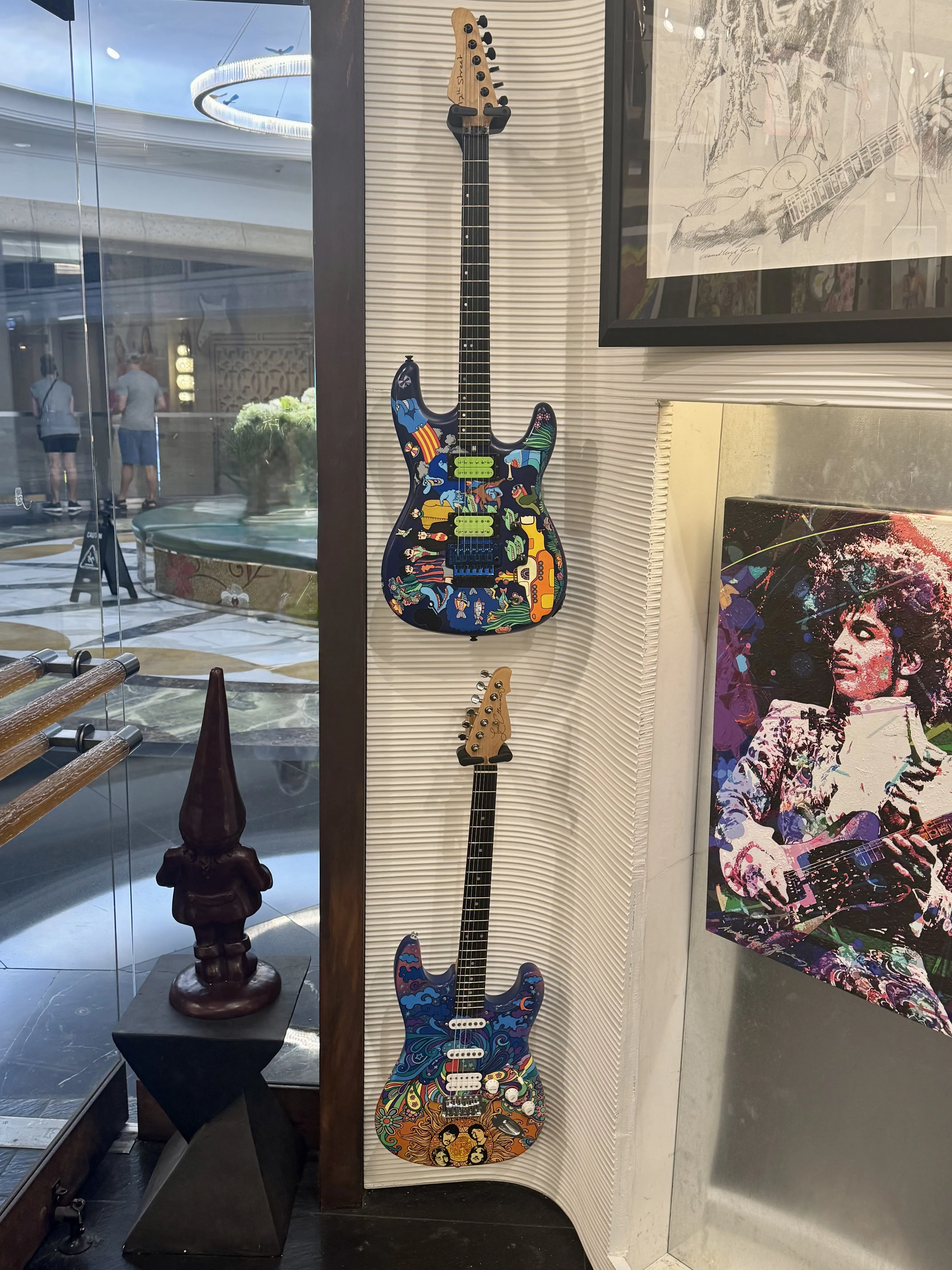 Beatles guitar at Animazing Gallery