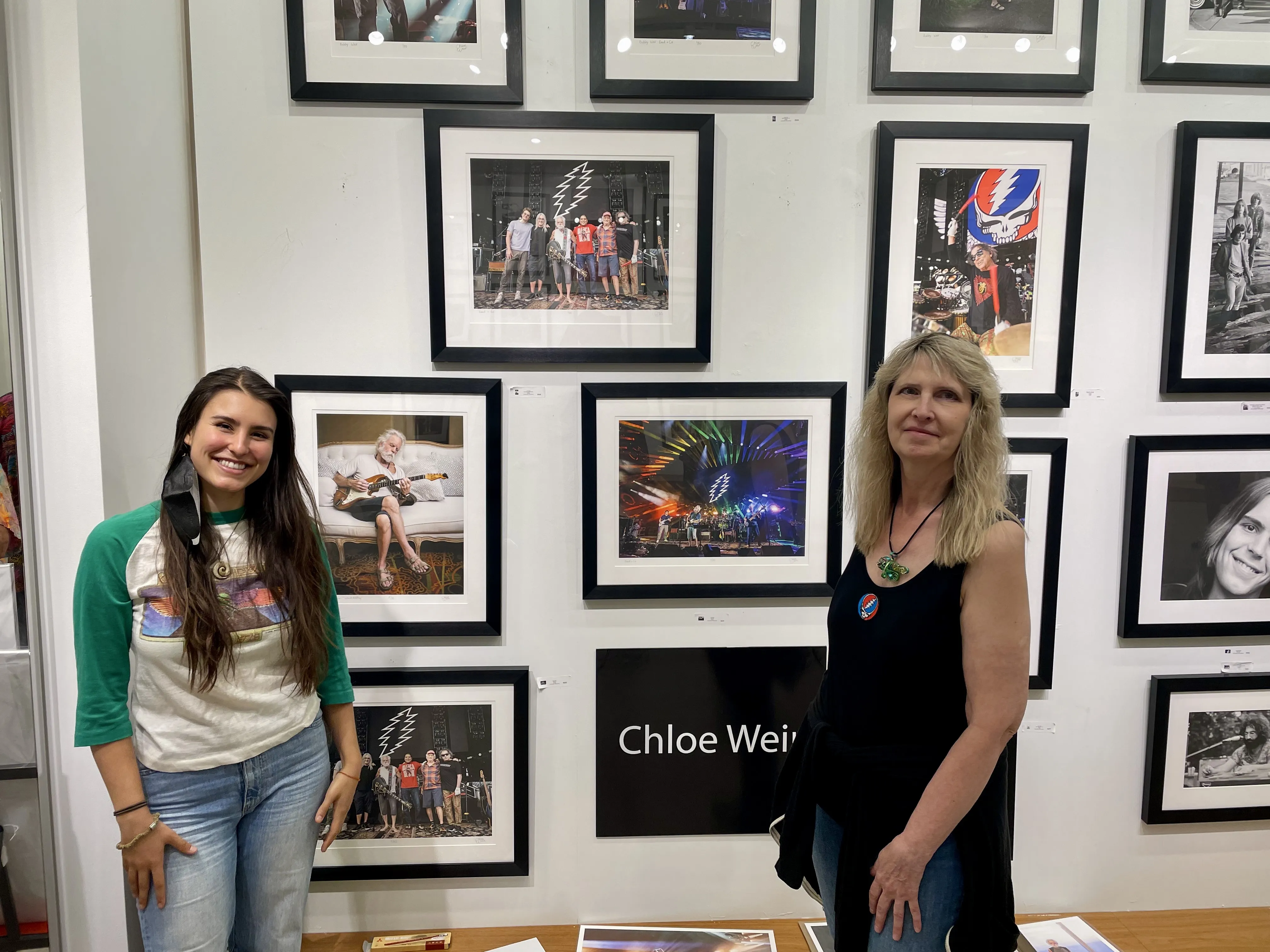 Chloe Weir and Nancy Elhallak at Animazing Gallery