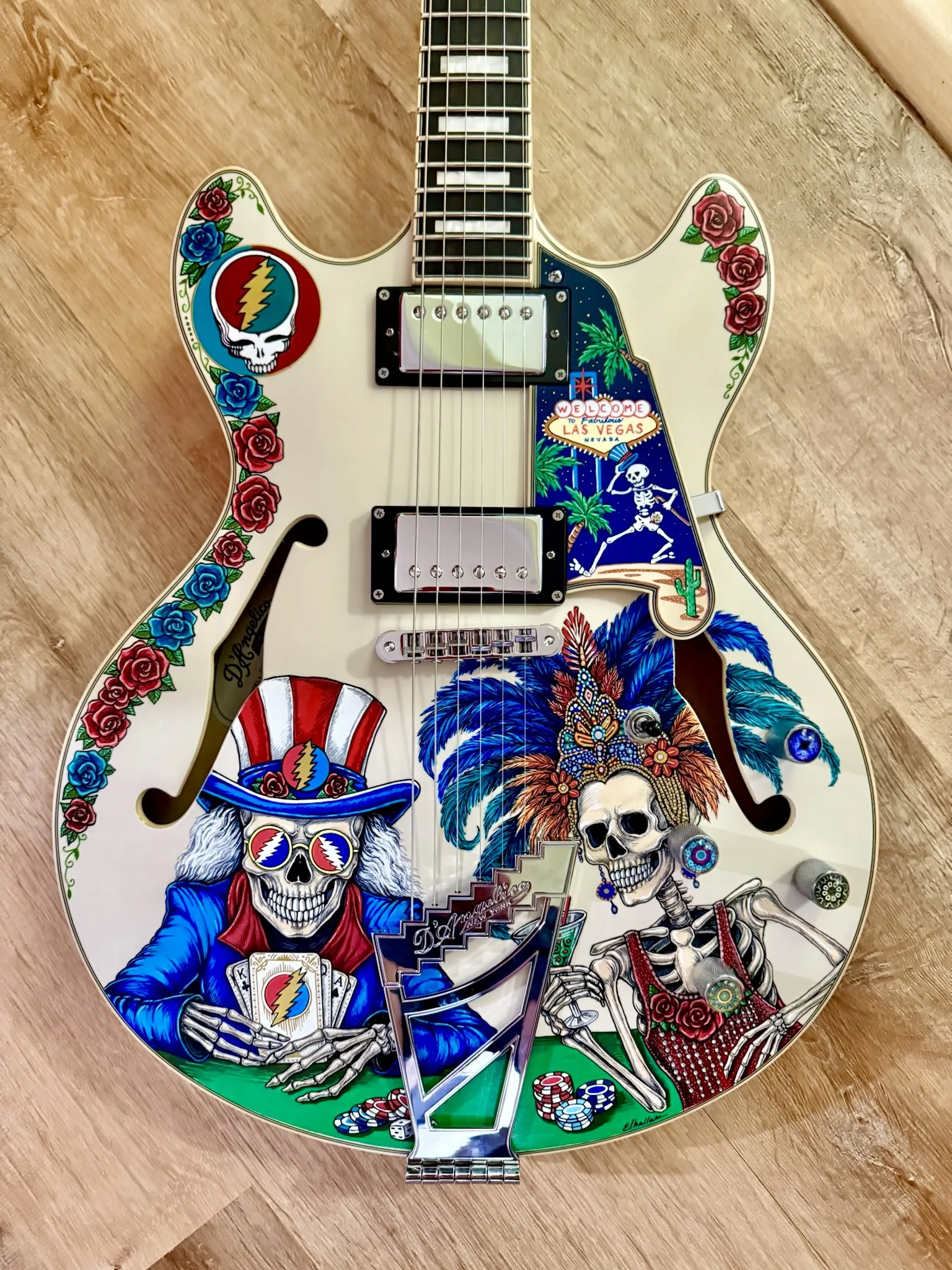 Grateful Dead guitar at Animazing Gallery