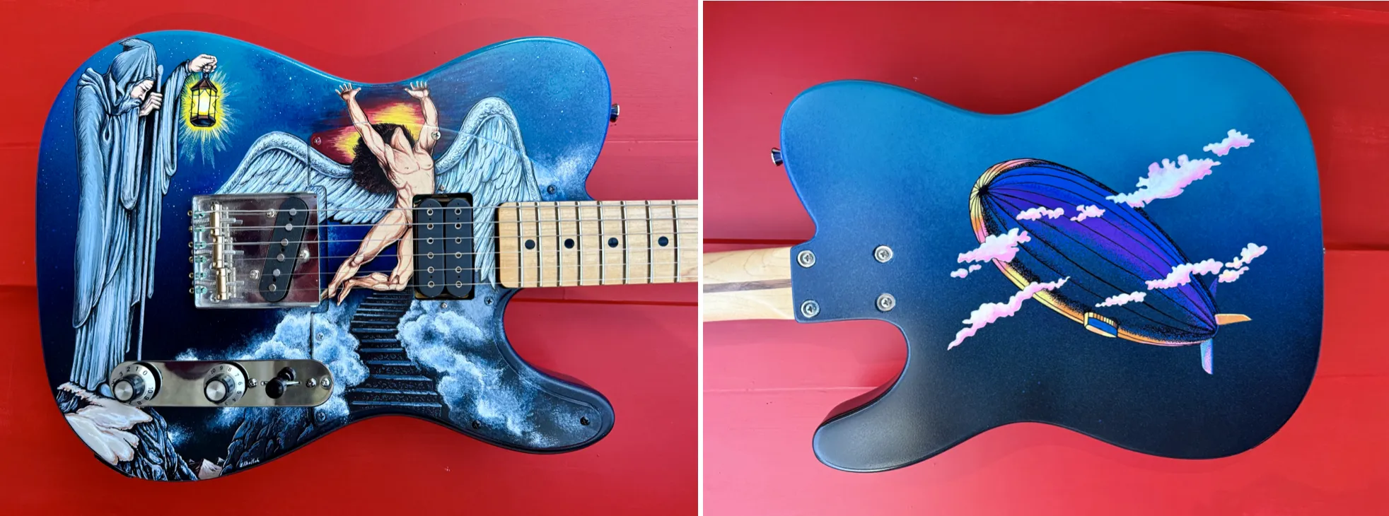 Led Zeppelin guitar at Animazing Gallery