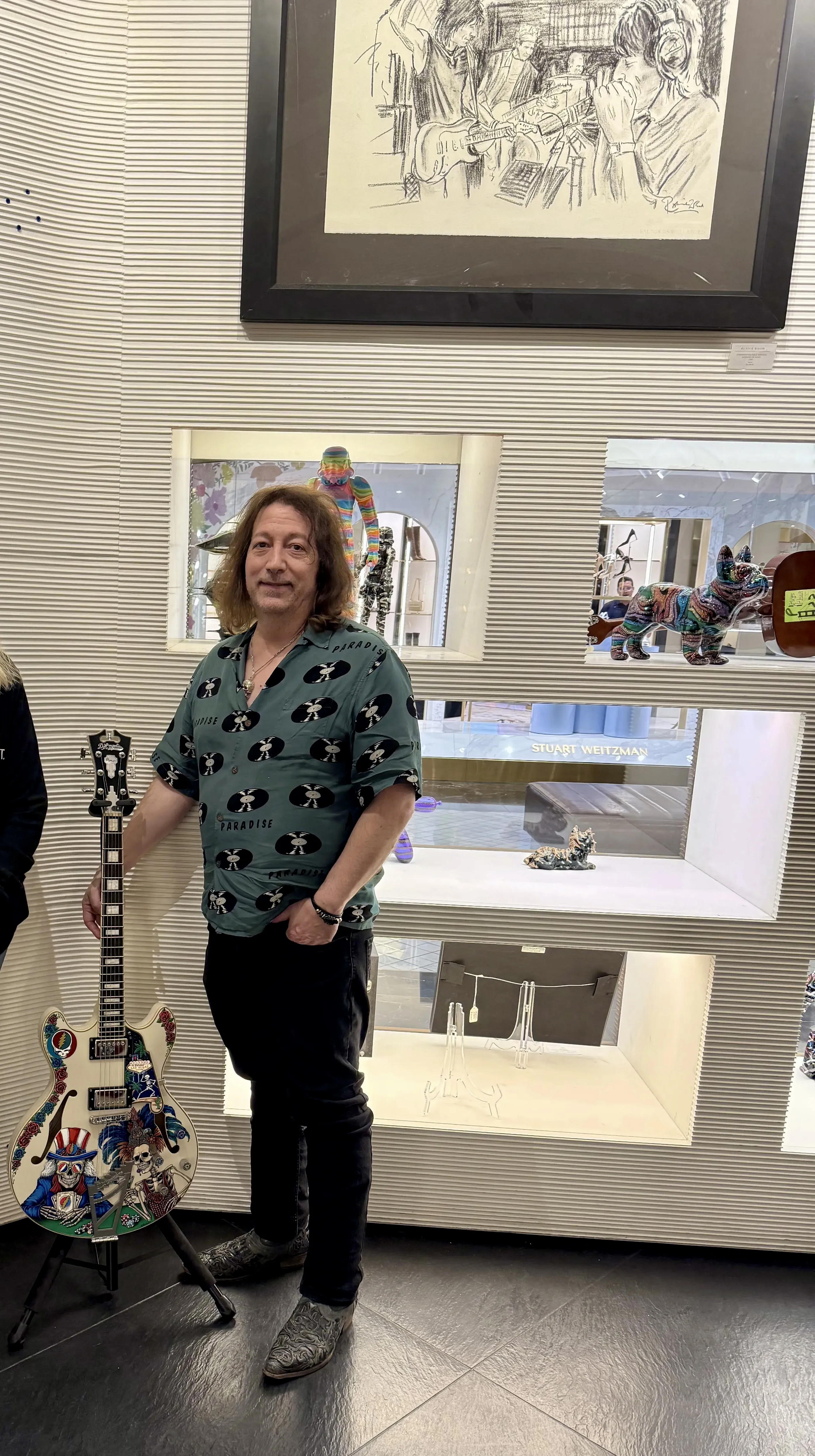 Nancy Elhallak with Nick at Animazing Gallery