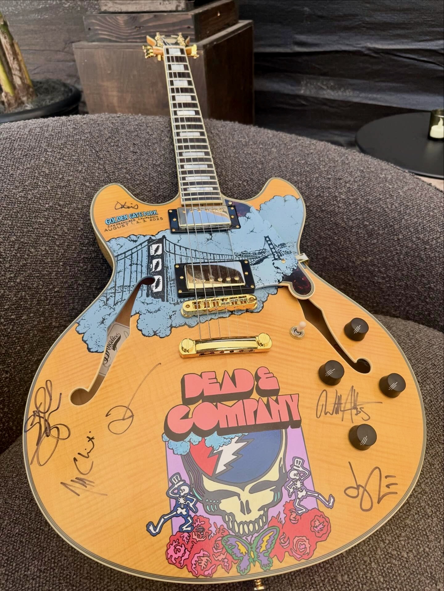 Grateful Dead GD60 signed guitar
