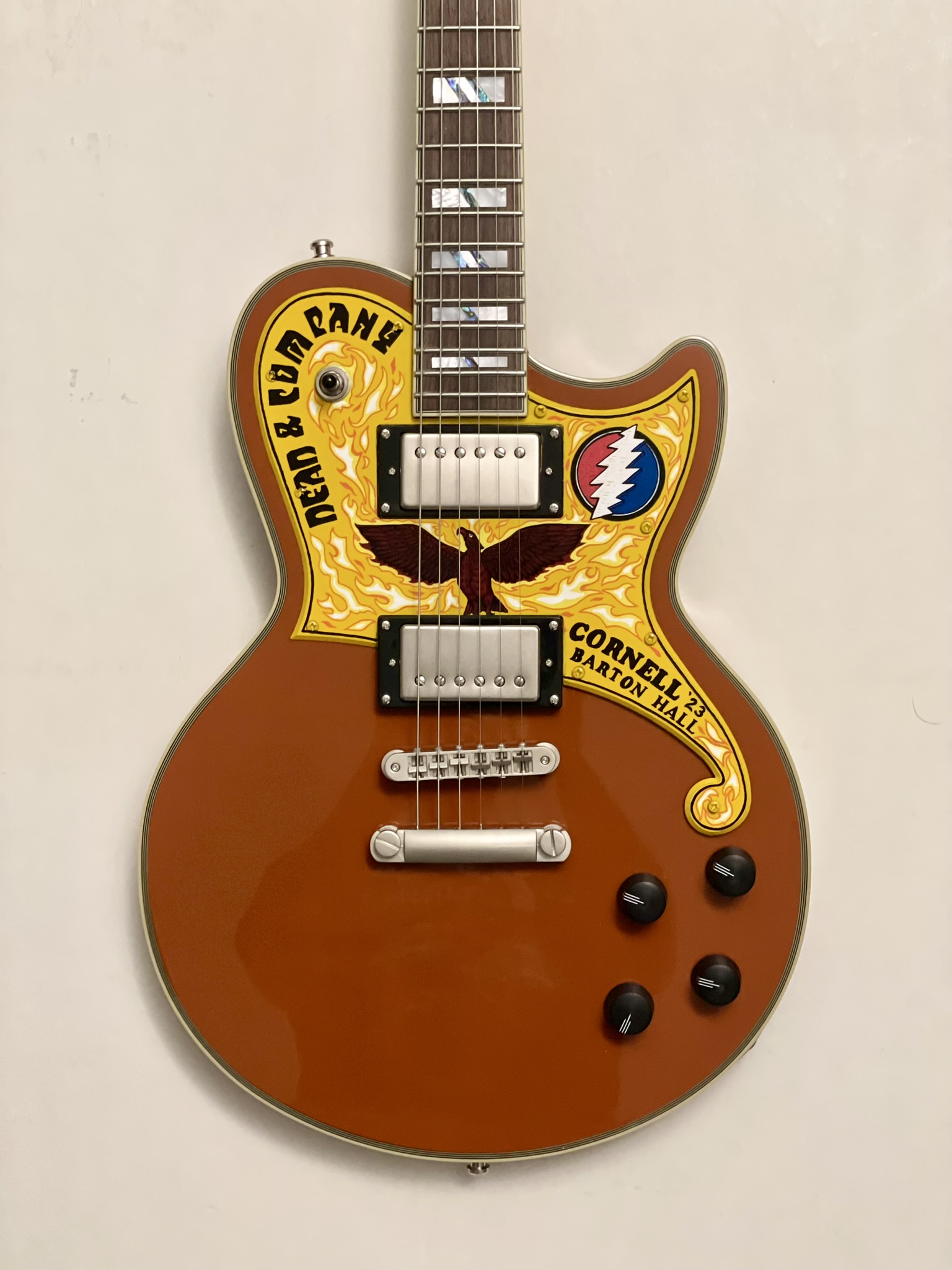 Grateful Dead Cornell painted guitar