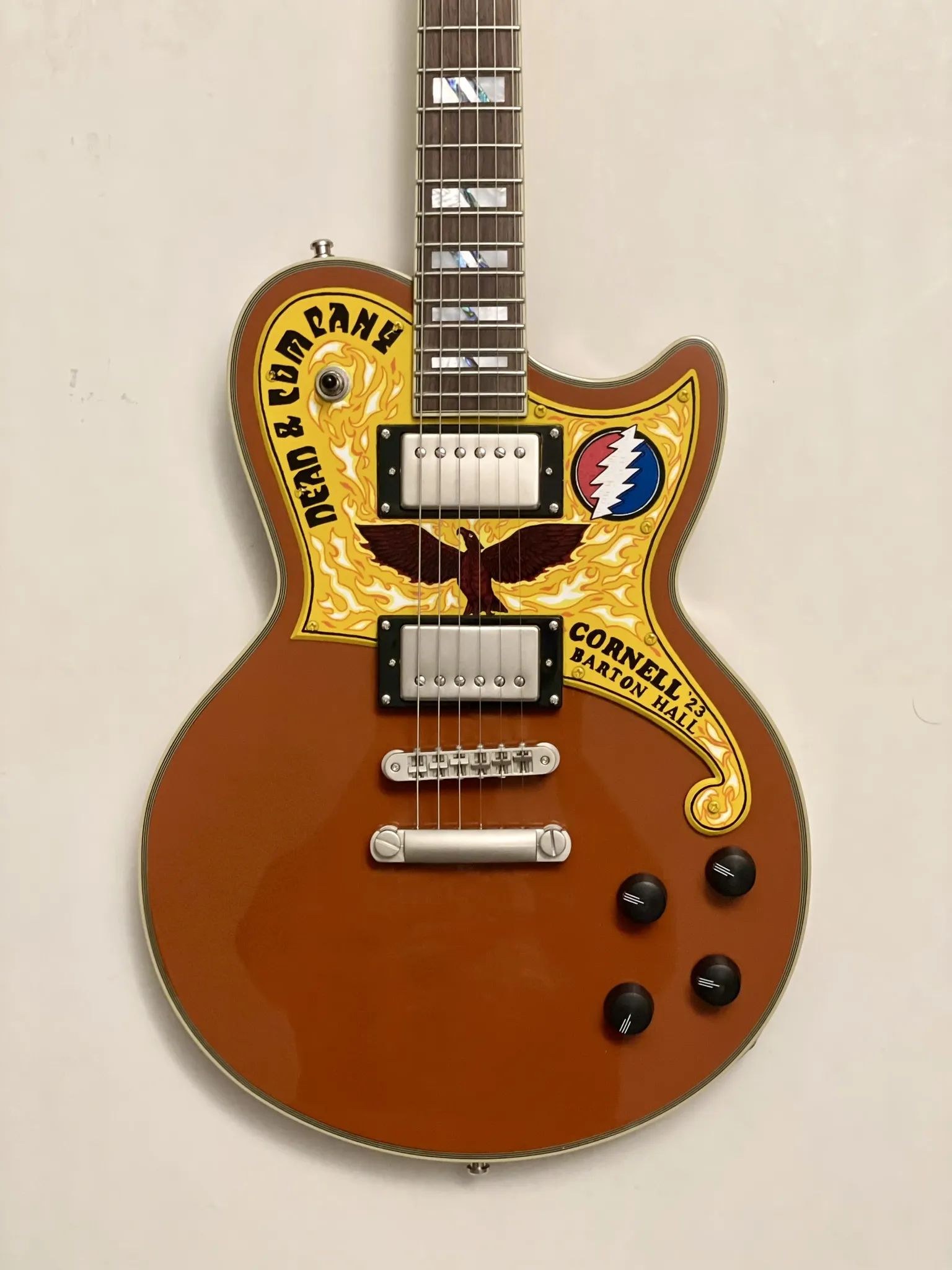 Grateful Dead Cornell painted guitar
