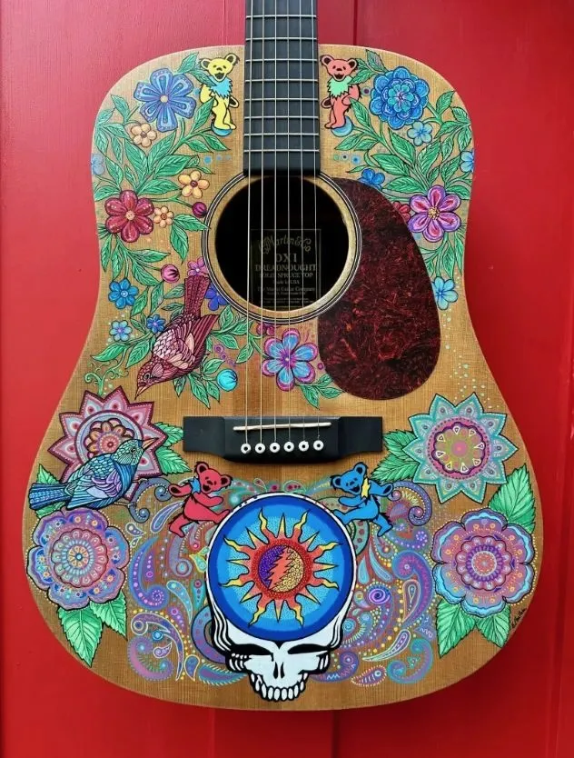 Grateful Dead acoustic Martin guitar
