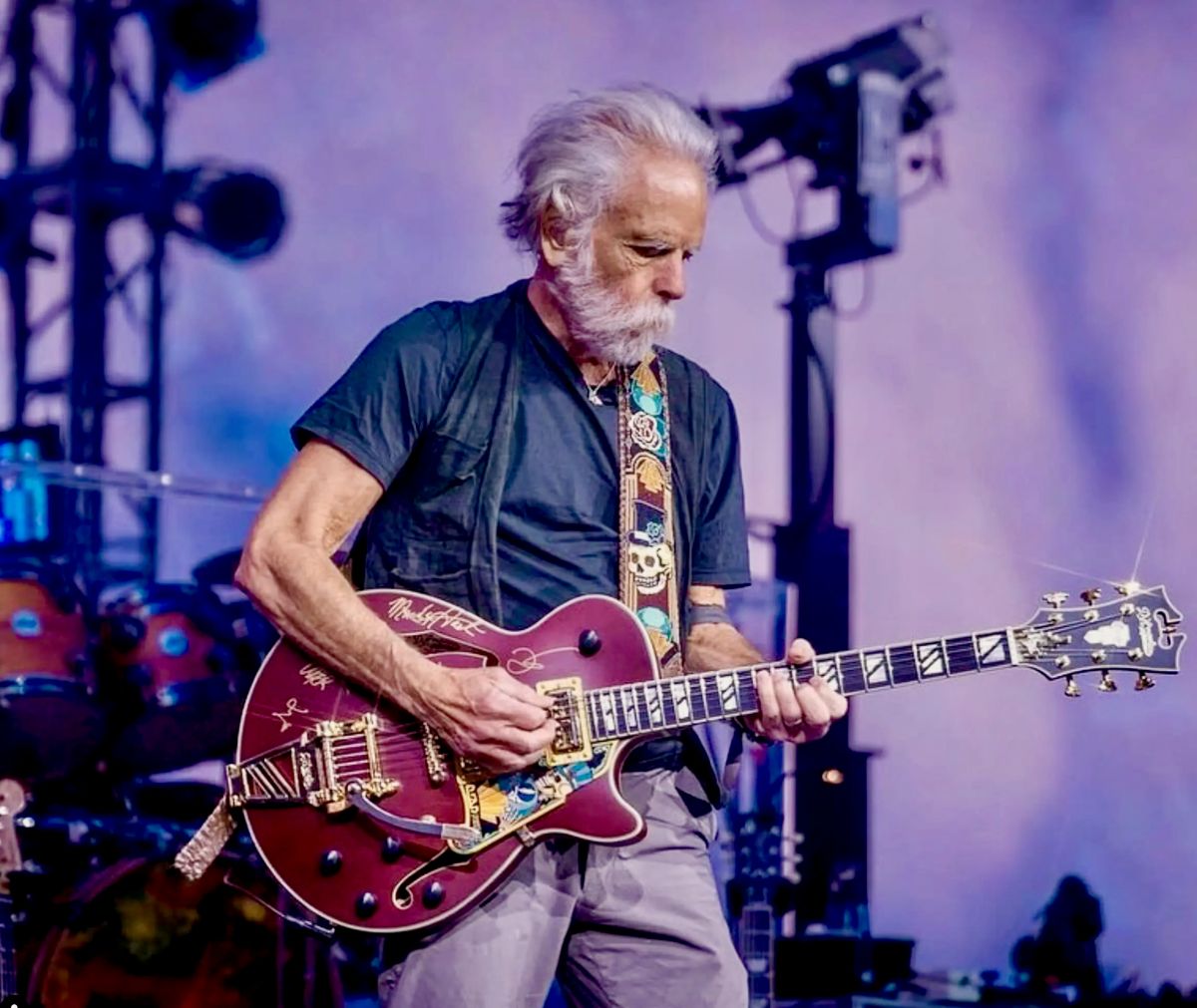 Bob Weir playing guitar