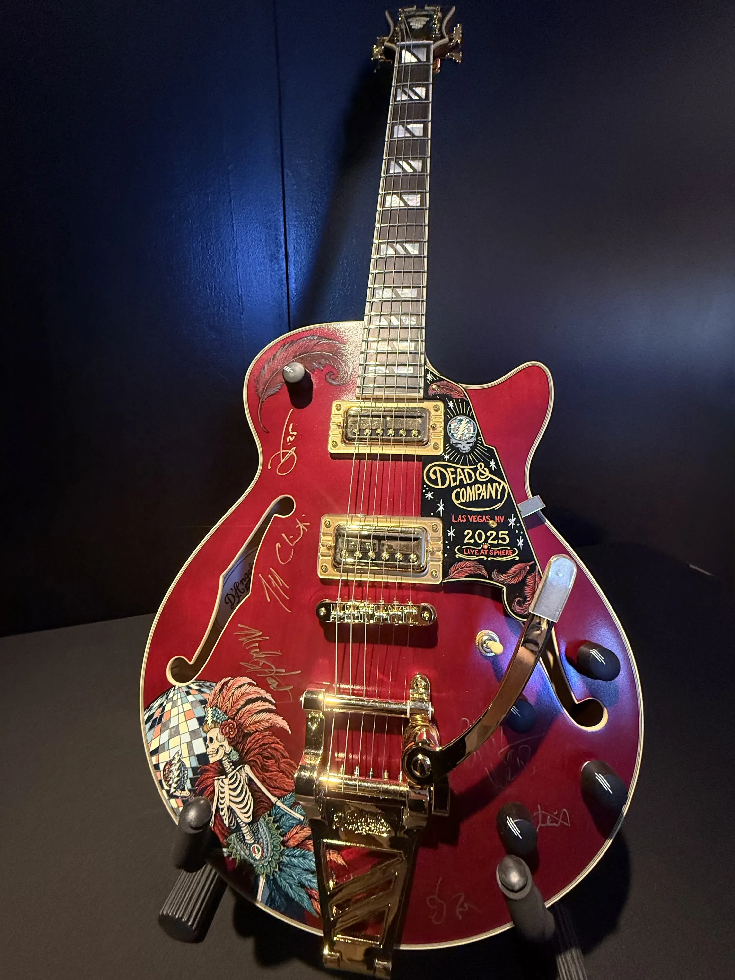 Dead and Company band signed guitar 11
