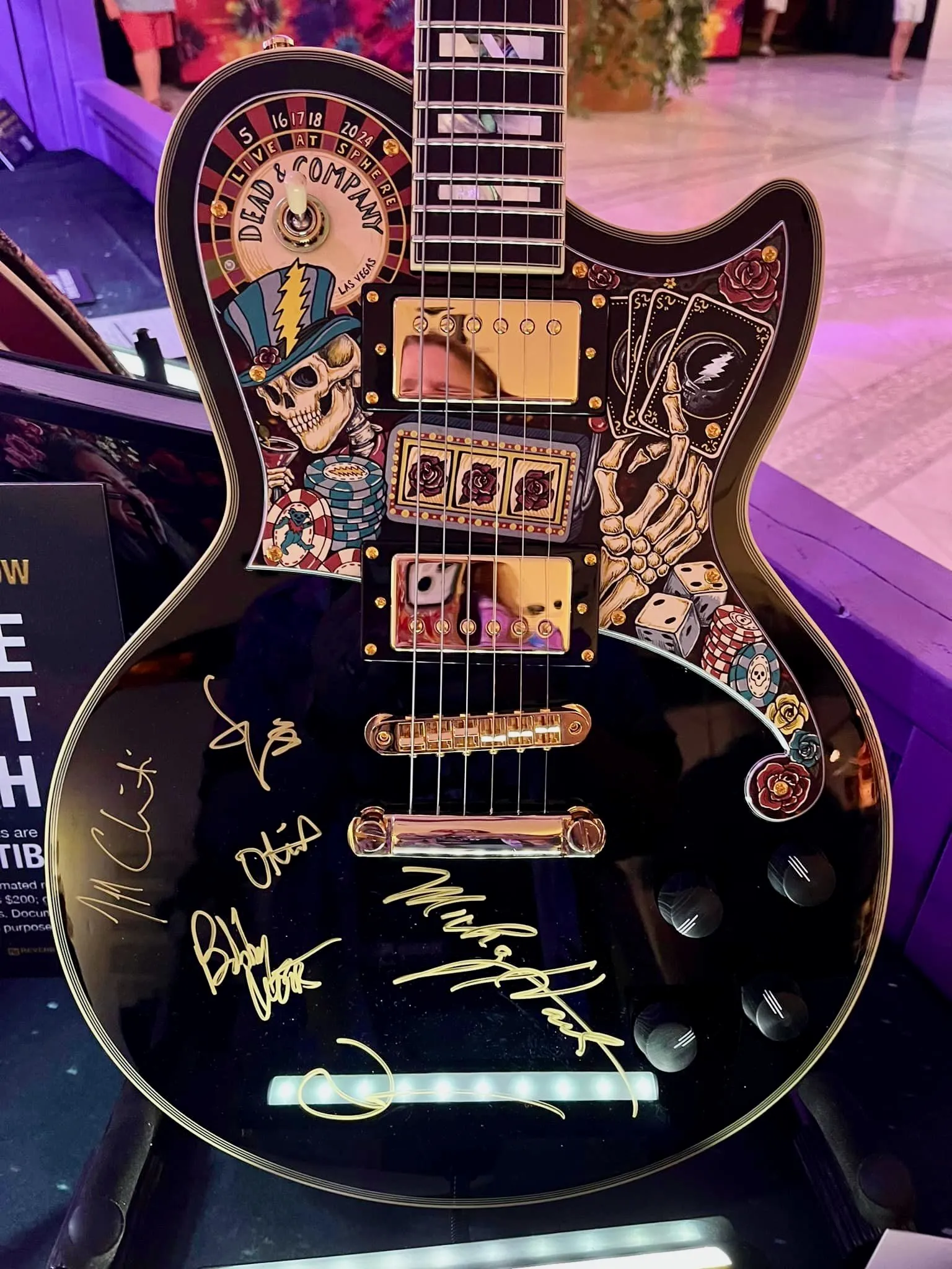 Dead and Company band signed guitar 3