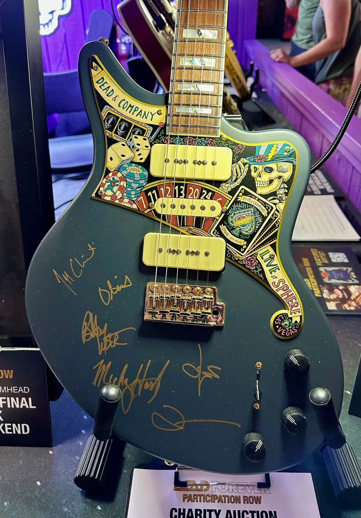 Dead and Company band signed guitar 8