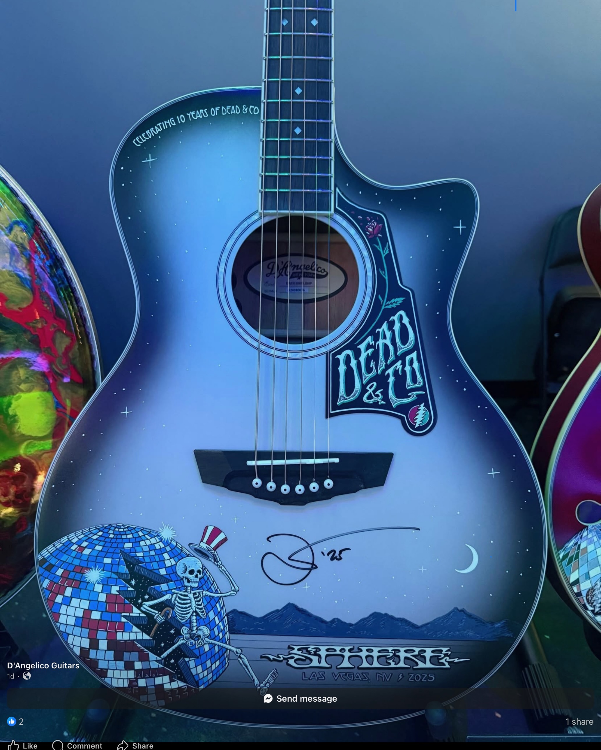 Dead and Company guitar 17