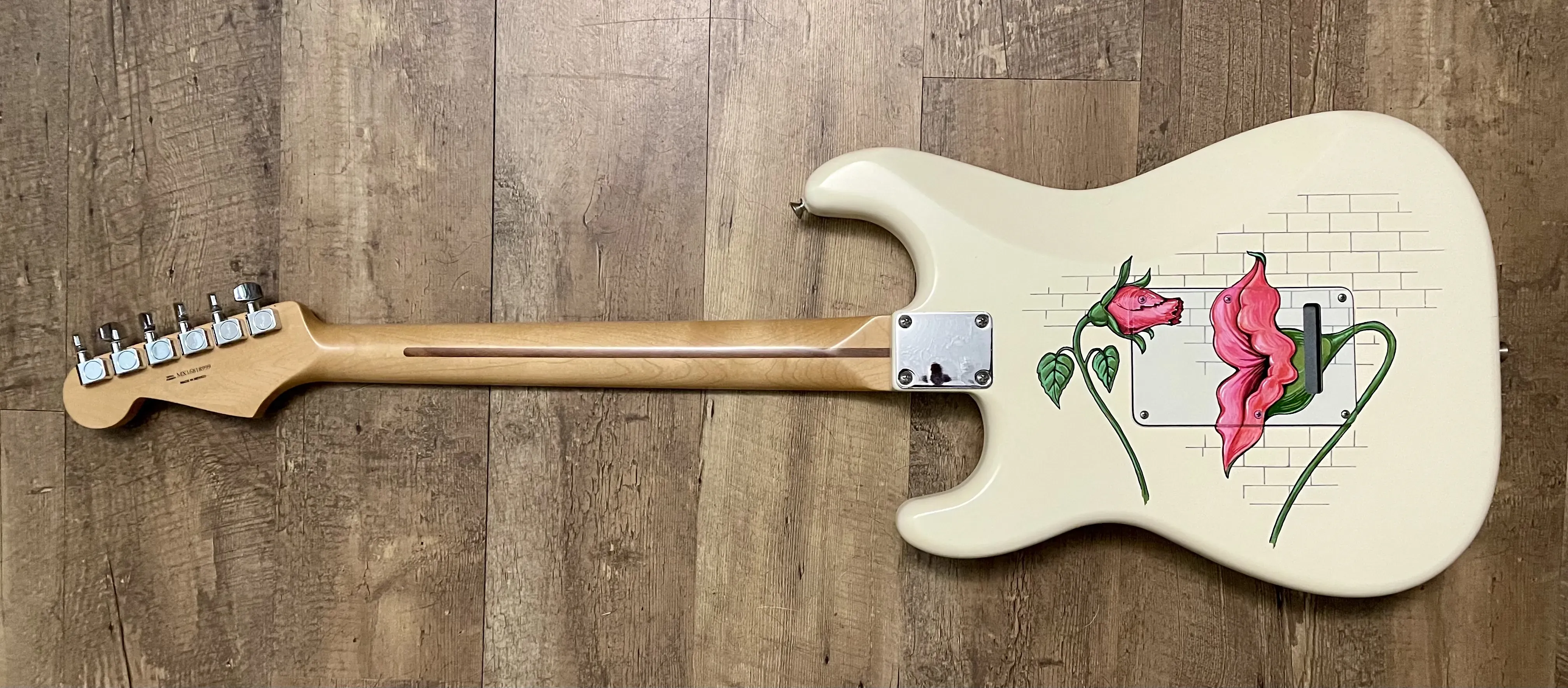 Pink Floyd The Wall back painted guitar