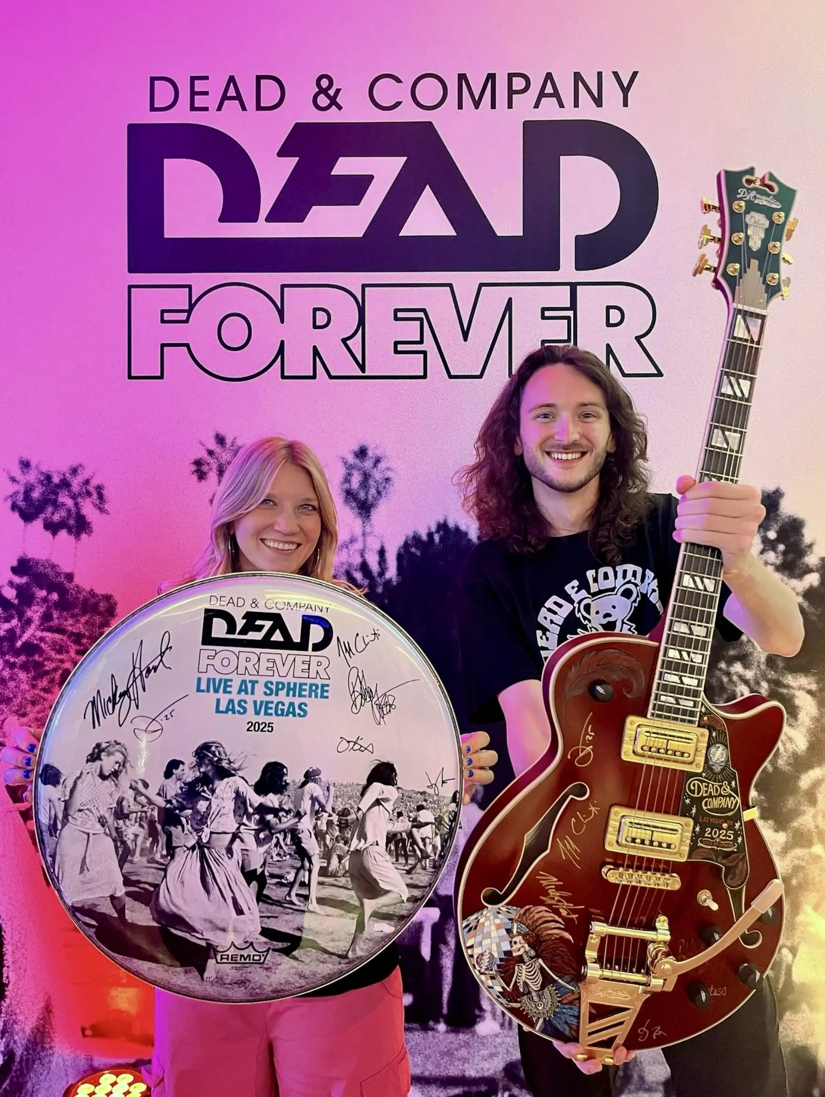 Dead and Company Forever HeadCount guitar