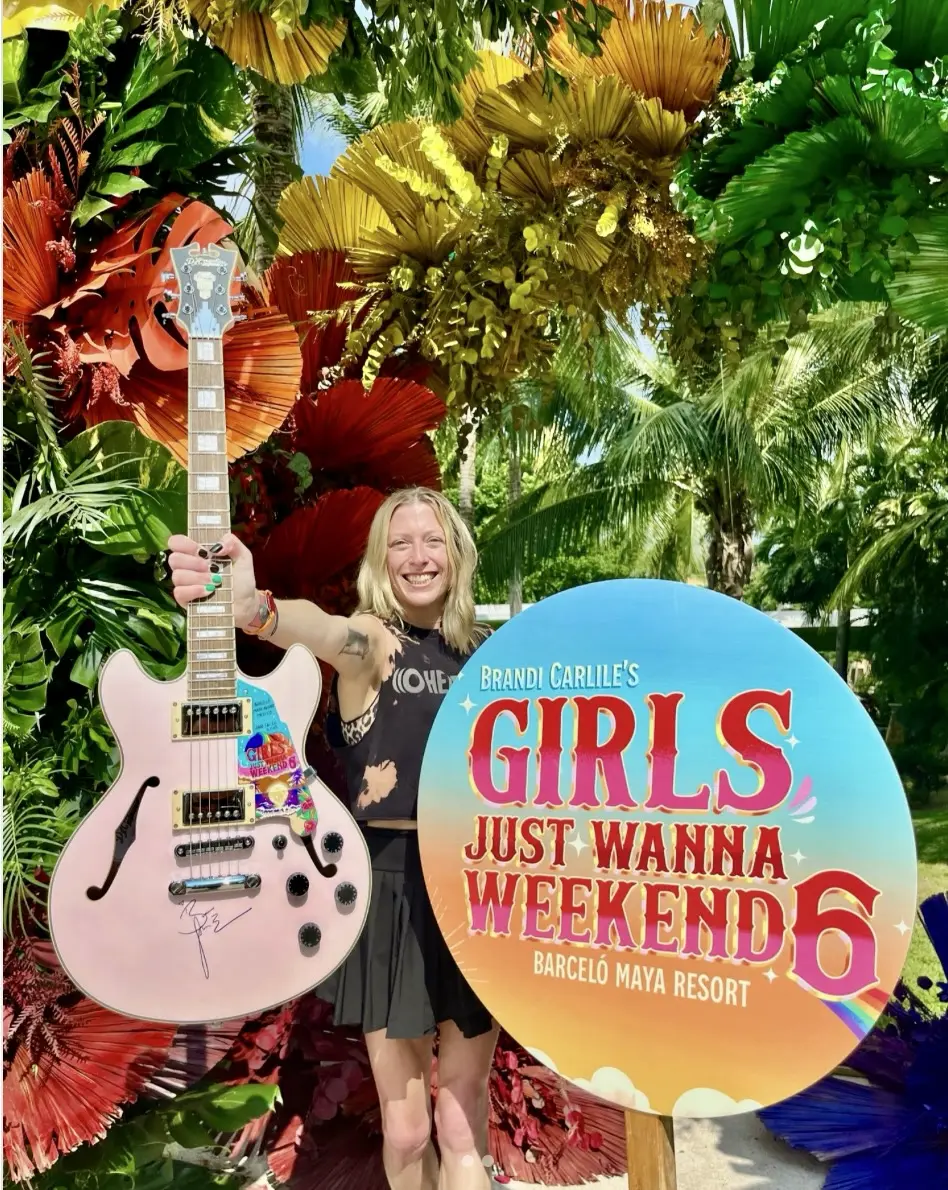 Girls Rock HeadCount guitar event