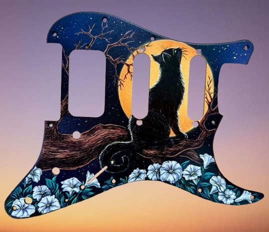 Cat Moon pickguard