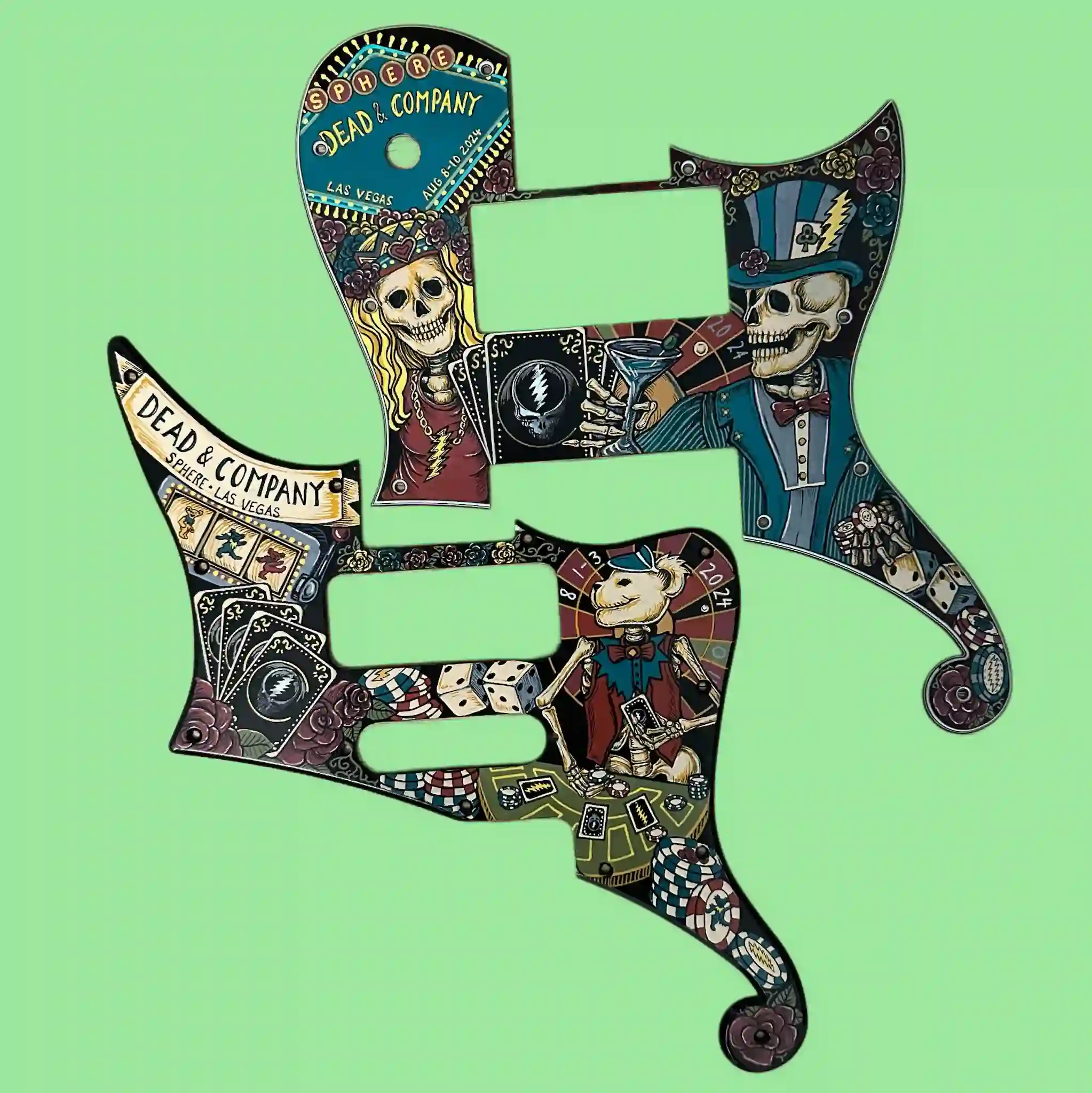 Grateful Dead Las Vegas pickguard