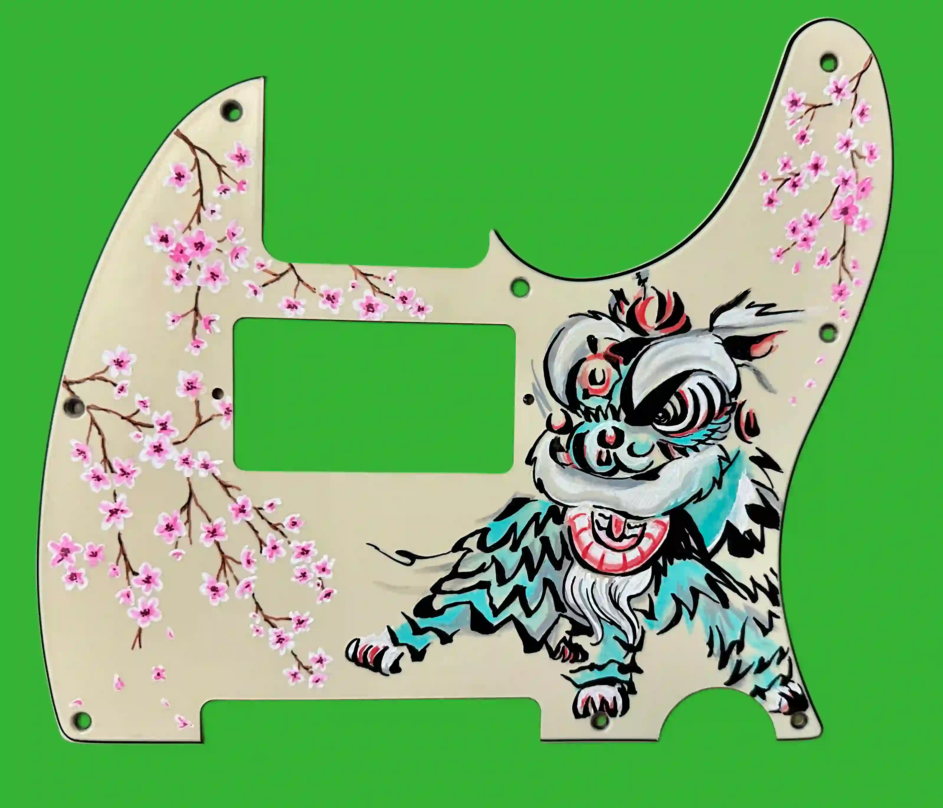 Japanese Dragon pickguard