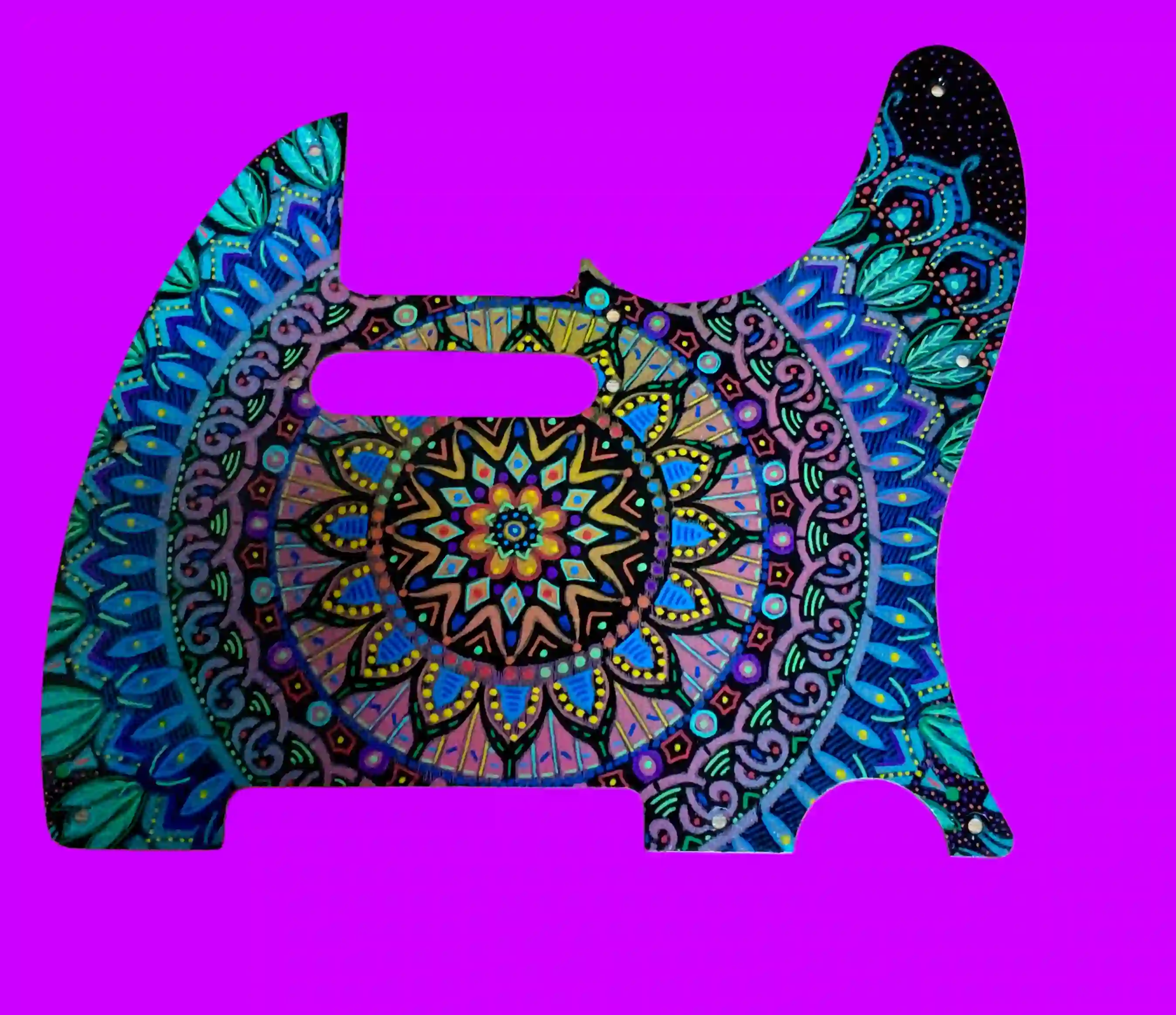 Psychedelic Mandala pickguard
