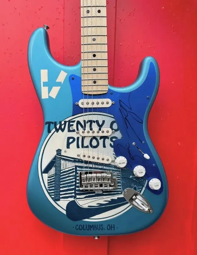 Twenty One Pilots guitar collection
