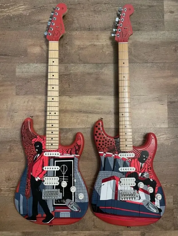 Twenty One Pilots Stratocaster pair